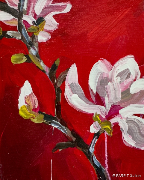 DE VLIEGHER Alice - Magnolia III red I